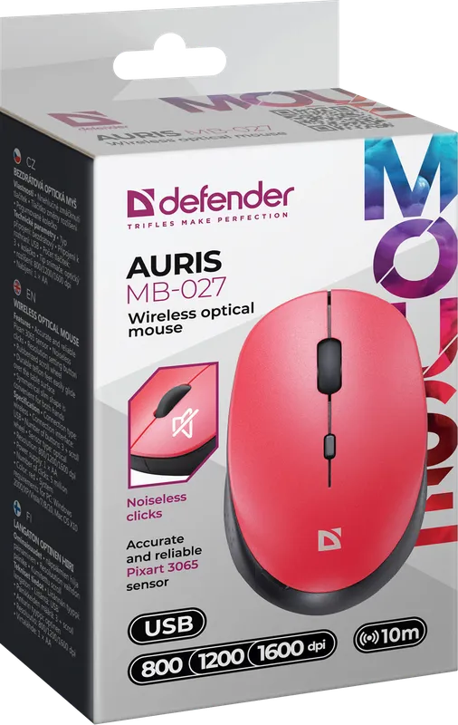 Defender - Безжична оптична мишка Auris MB-027