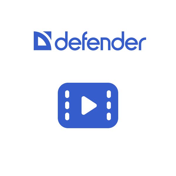 Defender - Гейминг мауспад Black M