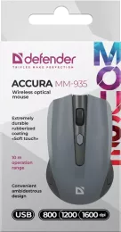 Defender - Безжична оптическа мишка Accura MM-935