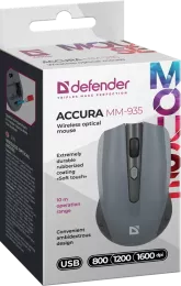 Defender - Безжична оптическа мишка Accura MM-935