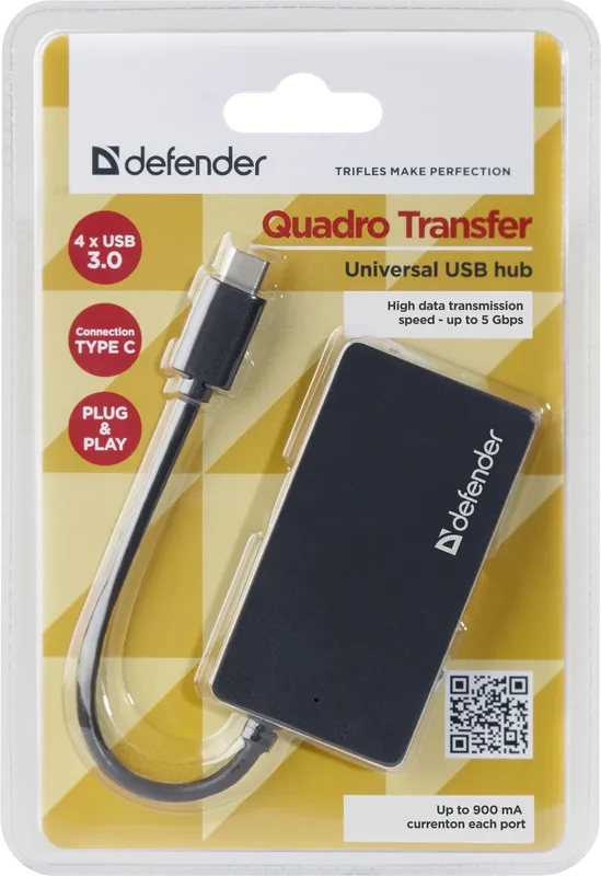 Defender - Универсален USB хъб Quadro Transfer