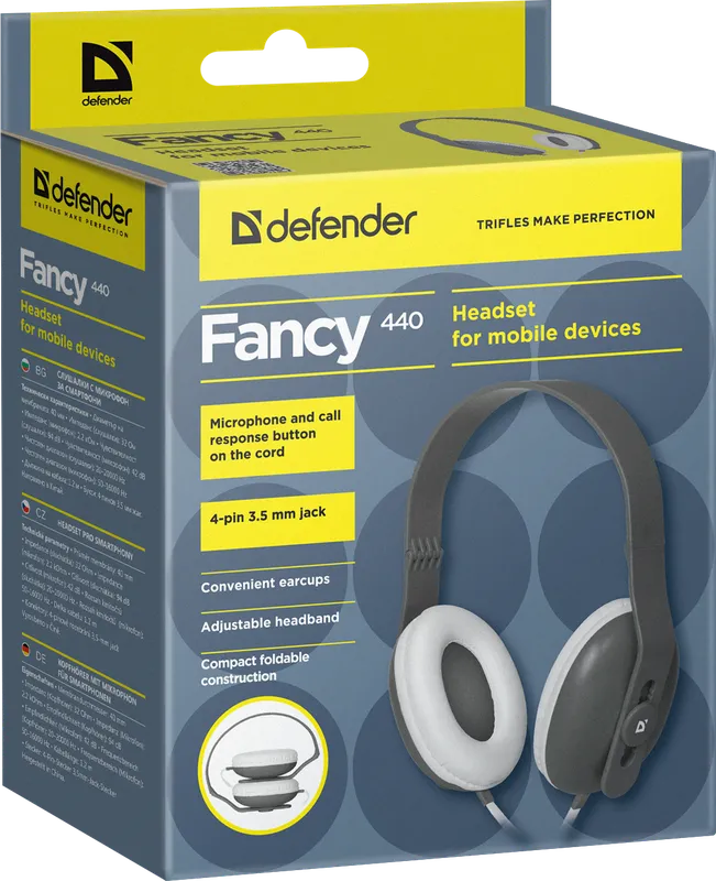 Defender - Слушалки с микрофон за смартфони Fancy 440