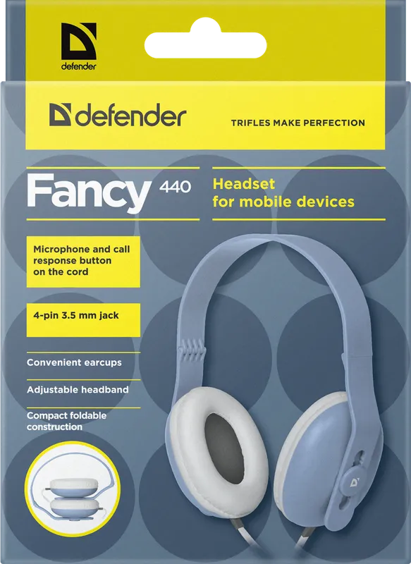 Defender - Слушалки с микрофон за смартфони Fancy 440