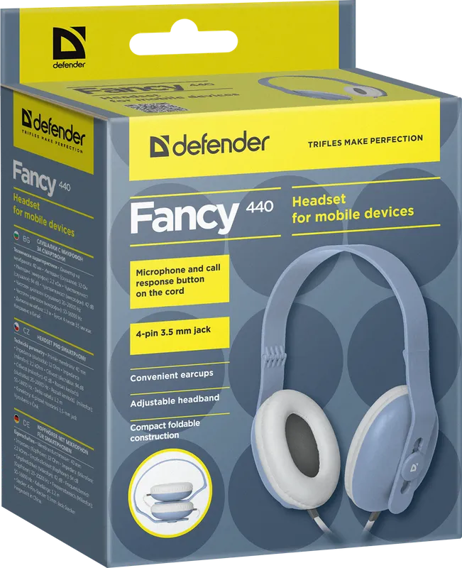 Defender - Слушалки с микрофон за смартфони Fancy 440