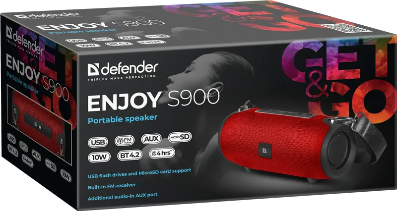 Defender - Портативна акустична система Enjoy S900