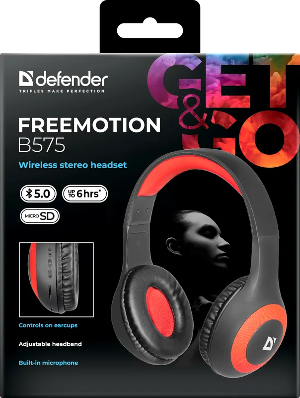 Defender - Безжични стерео слушалки FreeMotion B575