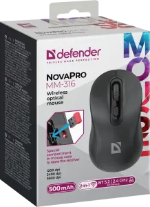 Defender - Безжична оптическа мишка NovaPro MM-316