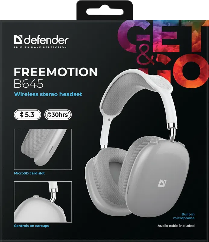 Defender - Безжични стерео слушалки FreeMotion B645