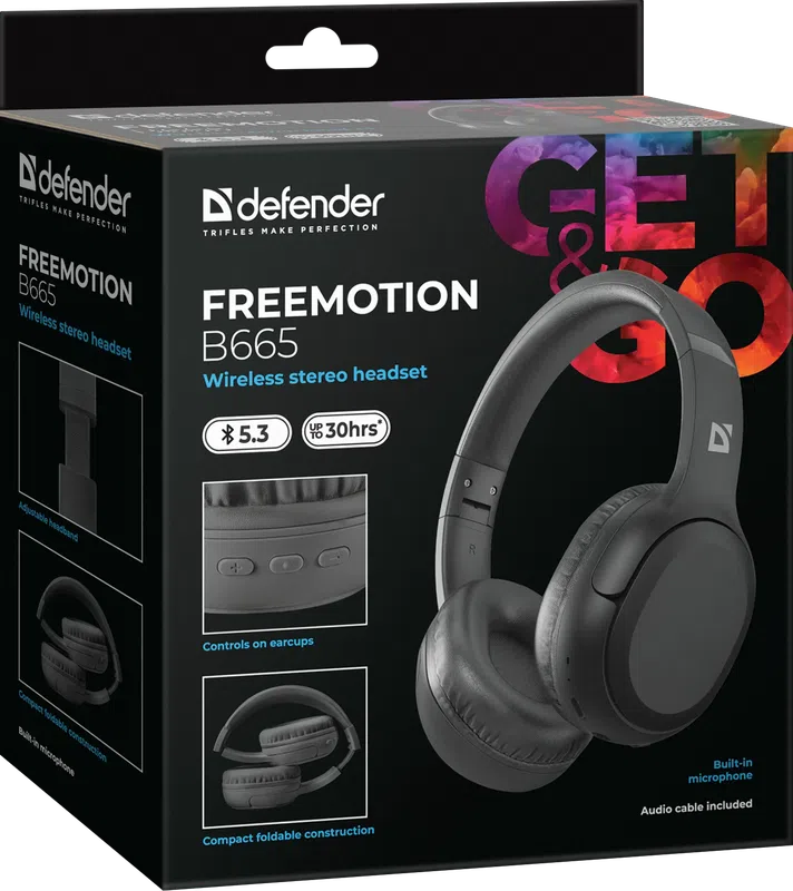 Defender - Безжични стерео слушалки FreeMotion B665