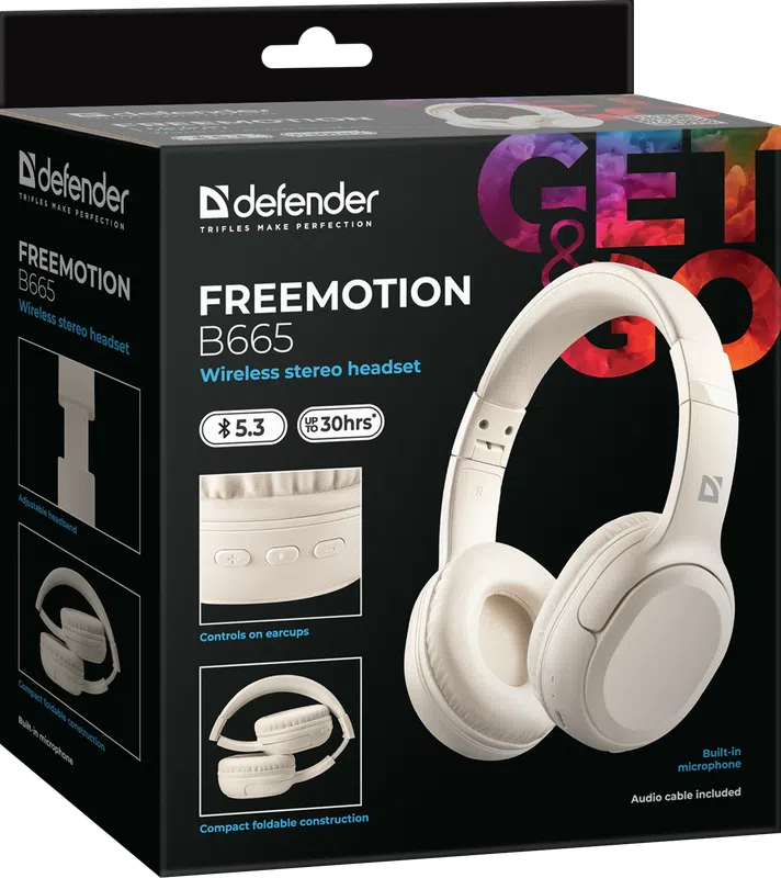 Defender - Безжични стерео слушалки FreeMotion B665