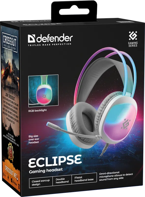 Defender - Геймърски слушалки Eclipse