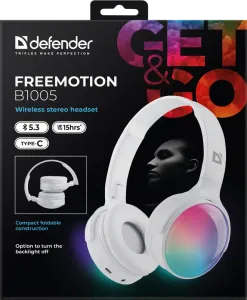 Defender - Безжични стерео слушалки FreeMotion B1005