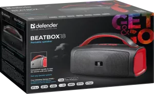 Defender - Портативна акустична система Beatbox 18