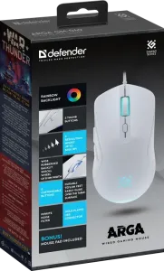 Defender - Геймърска мишка с кабел Arga GM-049