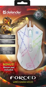 Defender - Геймърска мишка с кабел Forced GM-020L