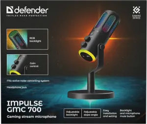 Defender - Gaming stream microphone Impulse GMC 700