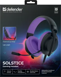 Defender - Геймърски слушалки Solstice
