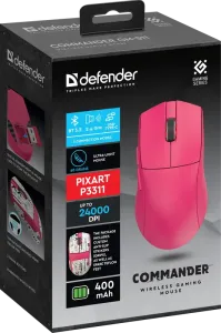 Defender - Безжична геймърска мишка Commander GM-511