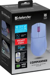 Defender - Безжична геймърска мишка Commander GM-511