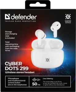 Defender - Безжични стерео слушалки CyberDots 299