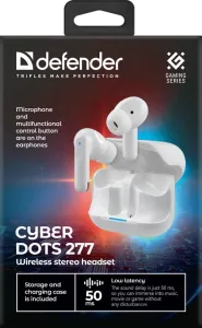 Defender - Безжични стерео слушалки CyberDots 277