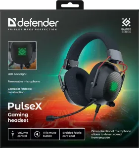 Defender - Геймърски слушалки PulseX