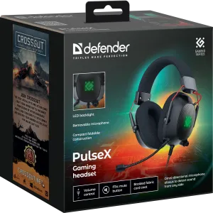 Defender - Геймърски слушалки PulseX