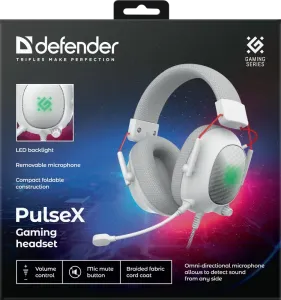Defender - Геймърски слушалки PulseX