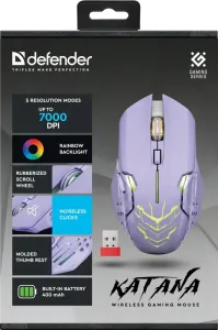 Defender - Безжична геймърска мишка Katana GM-511