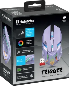 Defender - Безжична геймърска мишка Trigger GM-934