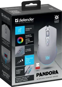 Defender - Безжична геймърска мишка Pandora GM-502