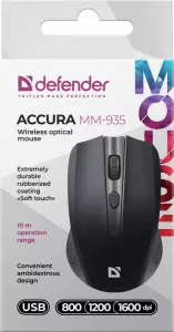 Defender - Безжична оптическа мишка Accura MM-935