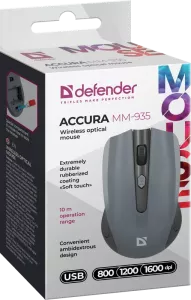 Defender - Безжична оптическа мишка Accura MM-935