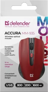Defender - Безжична оптическа мишка Accura MM-935