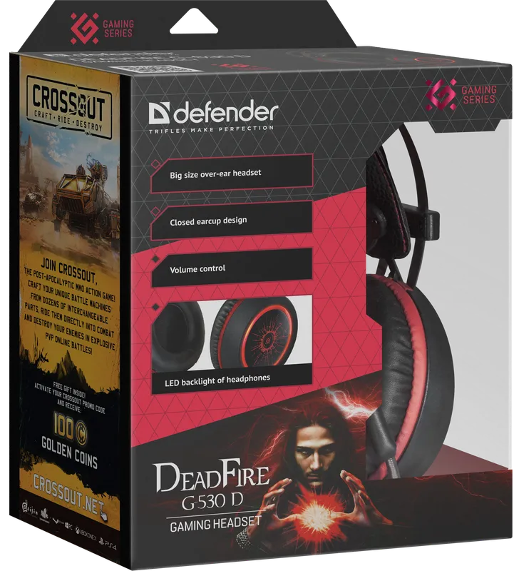 Defender - Геймърски слушалки DeadFire G-530D