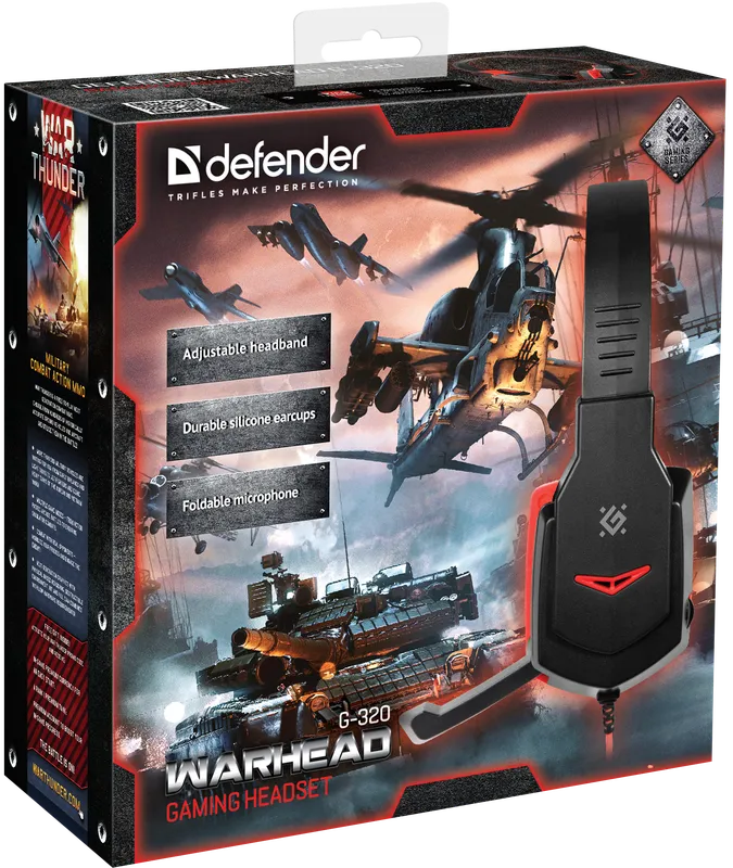 Defender - Геймърски слушалки Warhead G-320