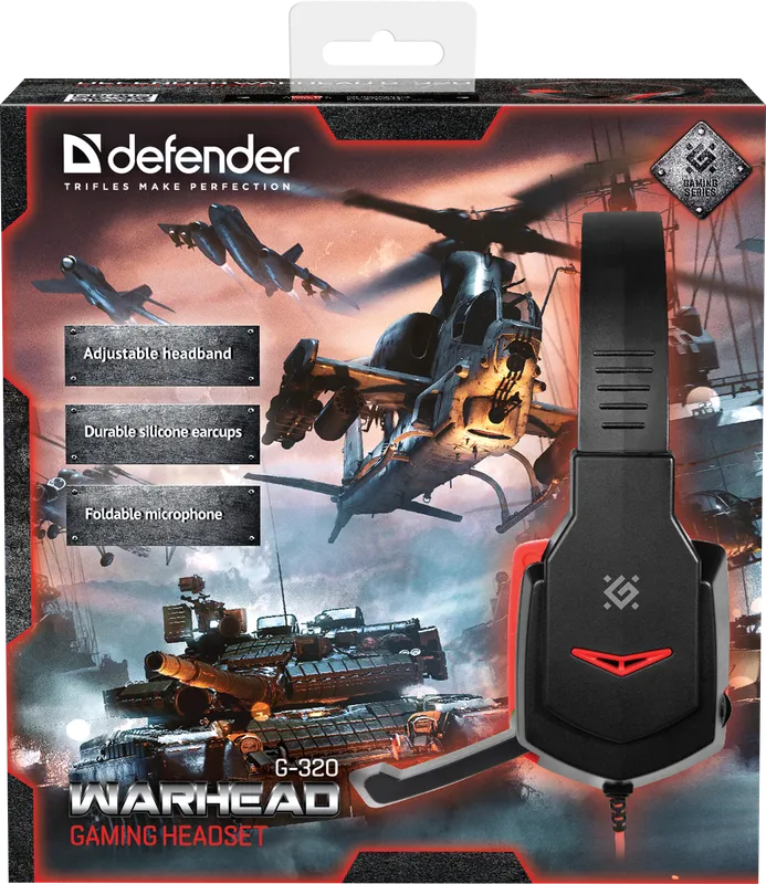 Defender - Геймърски слушалки Warhead G-320