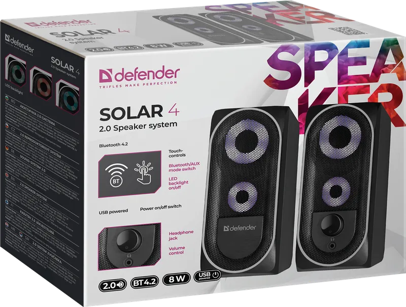 Defender - Акустична 2.0 система Solar 4