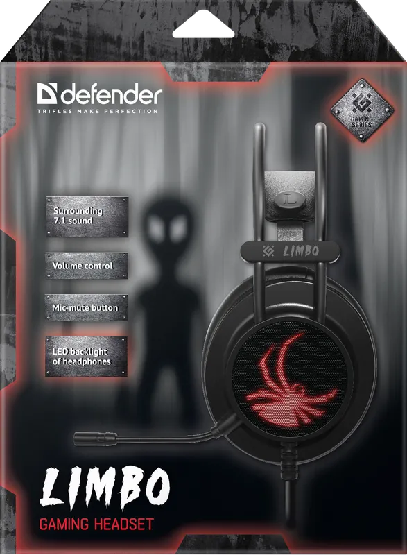 Defender - Геймърски слушалки Limbo