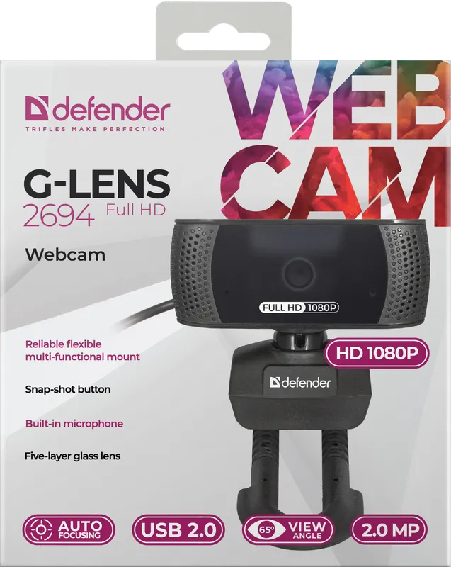 Defender - Уеб-камера G-lens 2694 Full HD