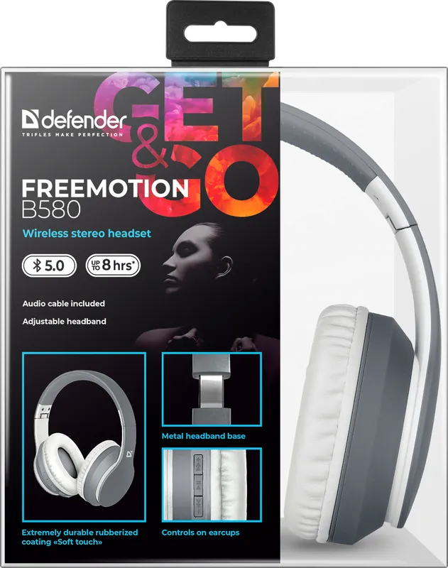 Defender - Безжични стерео слушалки FreeMotion B580